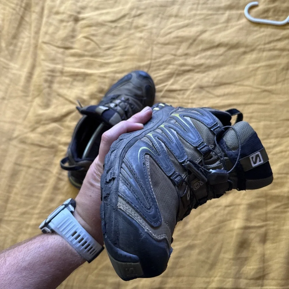 Salomon‎ XA Pro 3D Chassis Men Size 7 Green Well Loved But Solid